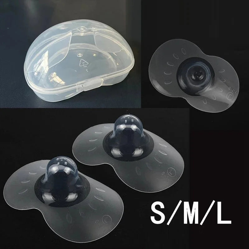 Paracapezzoli in Silicone per Allattamento – Set 2 Pezzi con Custodia
