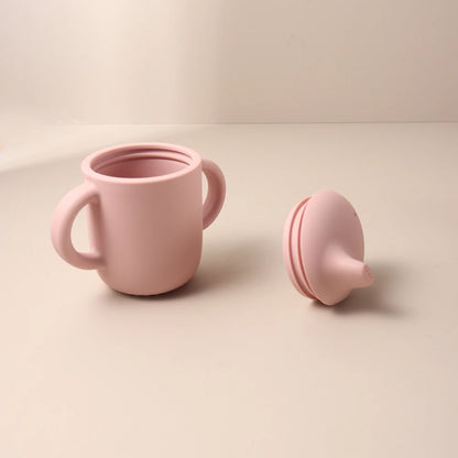 Bicchiere da Apprendimento in Silicone con Manici e Beccuccio – 180 ml