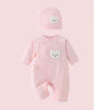 Tutina Kimono in Cotone per Neonati e Bambini con Cappellino – Maniche Lunghe (0-12 mesi)