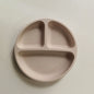 Piatto Svezzamento in Silicone con 4 Ventose – Piatto Pappa Antiscivolo a 3 Scomparti