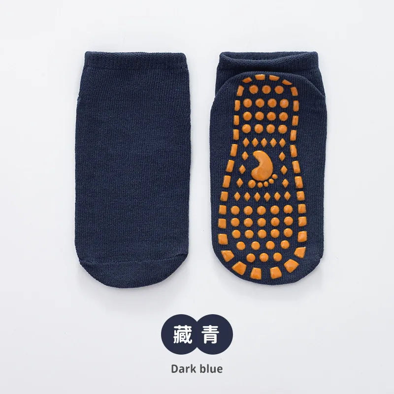 Calzini Antiscivolo per Bambini in Cotone Traspirante | Ideali per Casa, Asilo e Outdoor