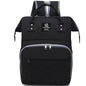 Zaino Fasciatoio Mamma Impermeabile Grande Capacità – Borsa Cambio Neonato con Tasche Termiche Portabiberon e Scomparti Multipli