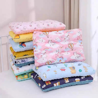 Cuscino Reversibile per Lettino Bambini – Fantasie Colorate e Retro Morbido in Rilievo