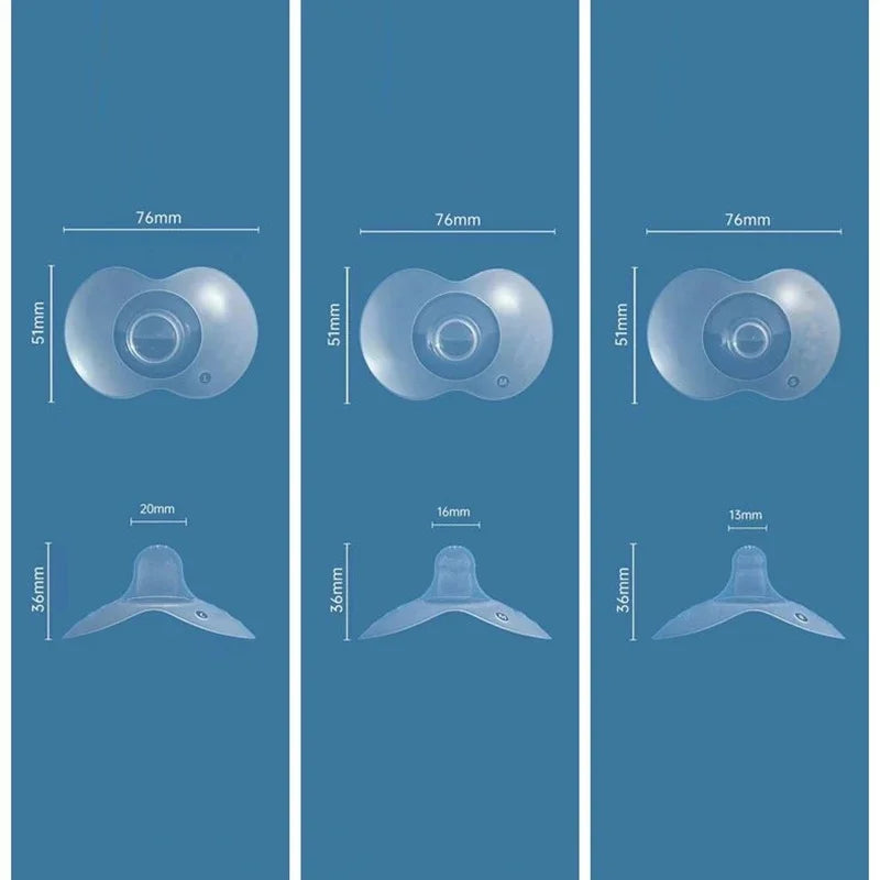 Paracapezzoli in Silicone per Allattamento – Set 2 Pezzi con Custodia