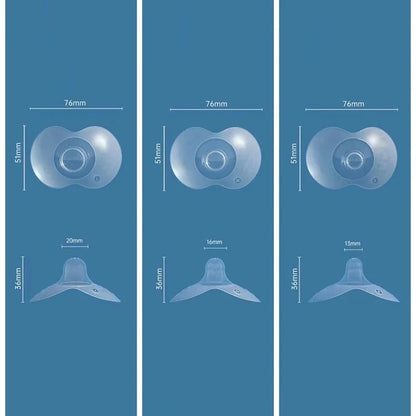 Paracapezzoli in Silicone per Allattamento – Set 2 Pezzi con Custodia