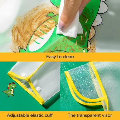 Impermeabile Bambini in PVC con Cappuccio e Visiera Trasparente – Giacca Antipioggia con Dettagli Riflettenti