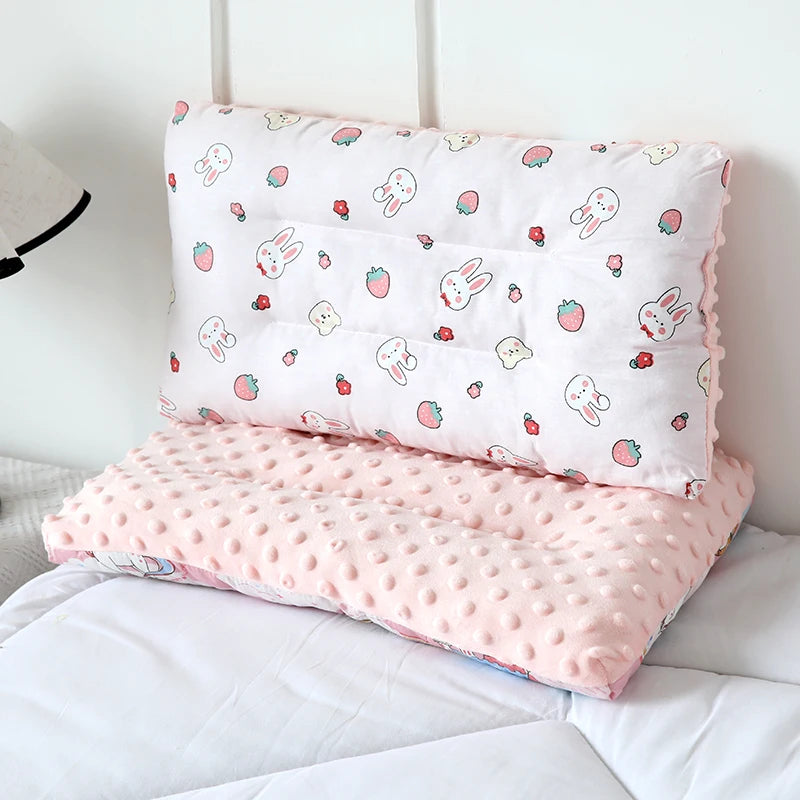 Cuscino Reversibile per Lettino Bambini – Fantasie Colorate e Retro Morbido in Rilievo
