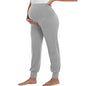 Pantaloni Premaman Jogger con Fascia Alta Elasticizzata e Tasche