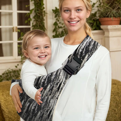 Marsupio Porta Bebè Ergonomico a Fascia Regolabile – Sling Traspirante per Neonati e Bambini fino a 20 kg