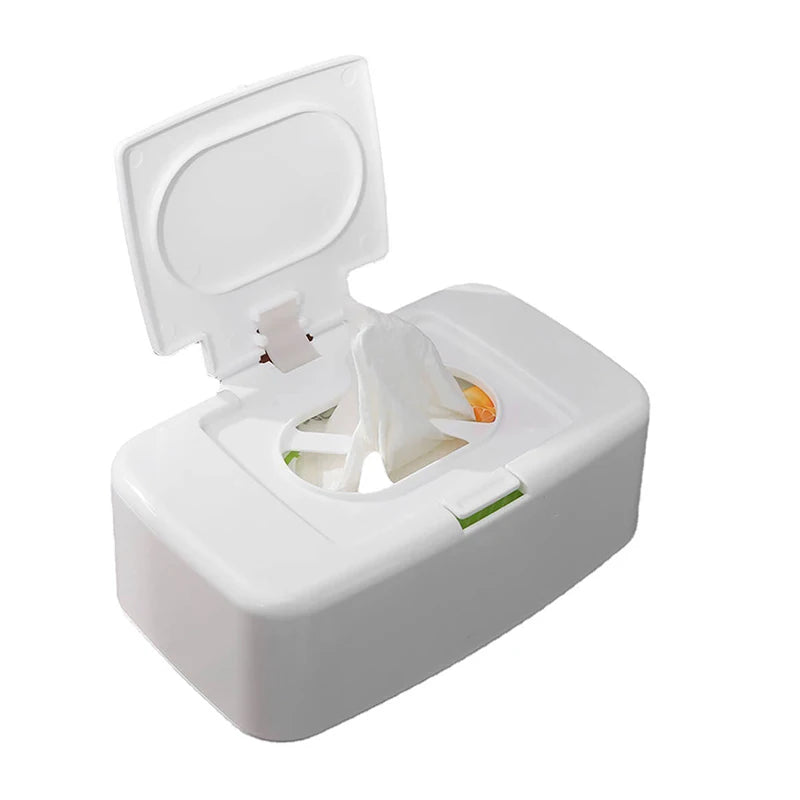 Dispenser Porta Salviette Umidificate per Cambio Pannolino – Contenitore con Coperchio