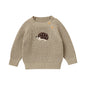 Maglioncino Neonato e Bambino in Morbida Maglia – Pullover a Maniche Lunghe con Bottoncini sulla Spalla
