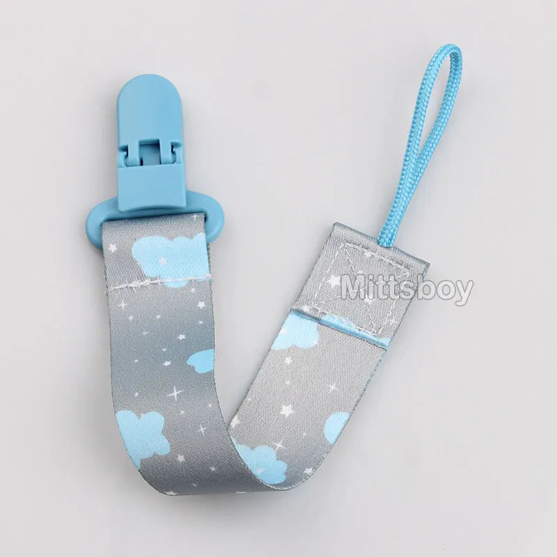 Catenella Portaciuccio in Tessuto con Clip – Fantasie Colorate