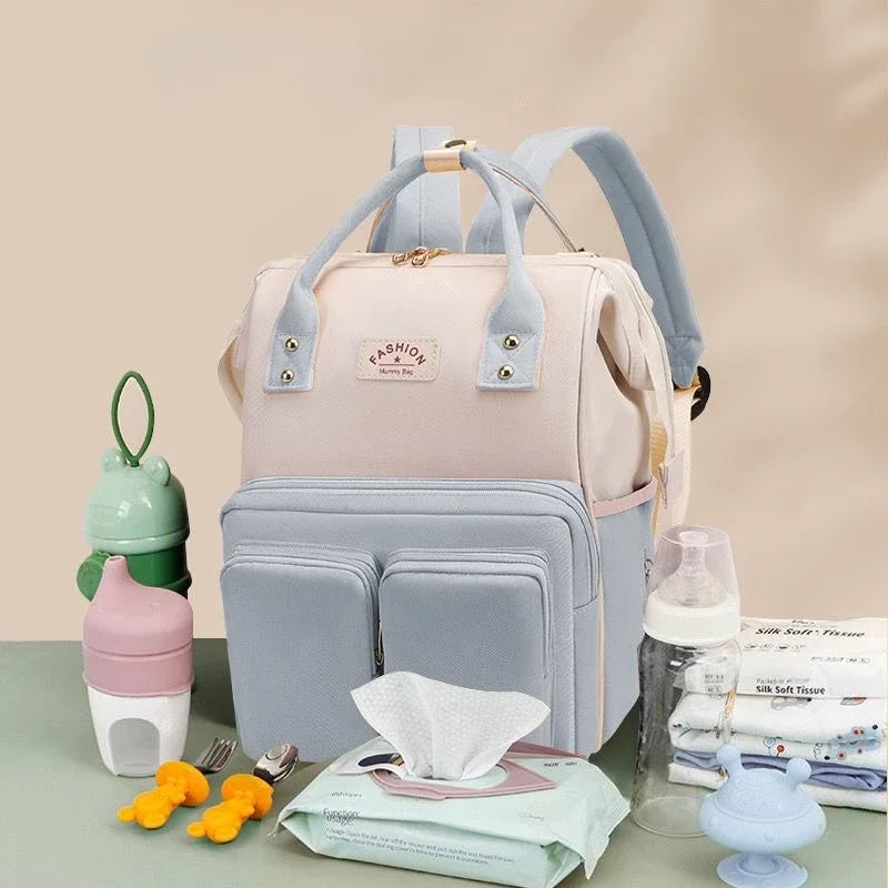 Zaino da Viaggio Mamma e Bambino 20L – Zaino Fasciatoio Multitasche Impermeabile