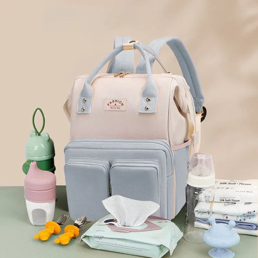 Zaino da Viaggio Mamma e Bambino 20L – Zaino Fasciatoio Multitasche Impermeabile
