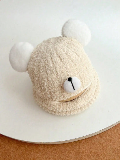 Passamontagna Invernale Bambino e Bambina – Cappello con Scaldacollo Integrato e Orecchie da Orsetto