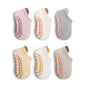 Set 6 Paia di Calzini Antiscivolo in Cotone per Bambini