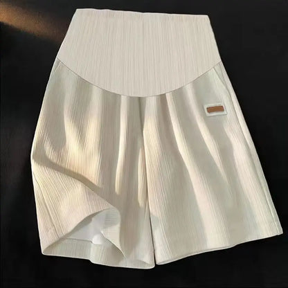 Bermuda Premaman – Pantaloncini Morbidi con Fascia Alta Elastica per Gravidanza