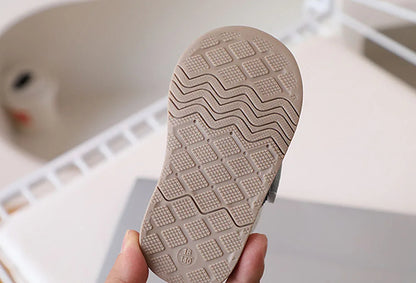 Scarpe Primi Passi Bambino Traspiranti con Doppio Strappo e Suola Morbida Antiscivolo