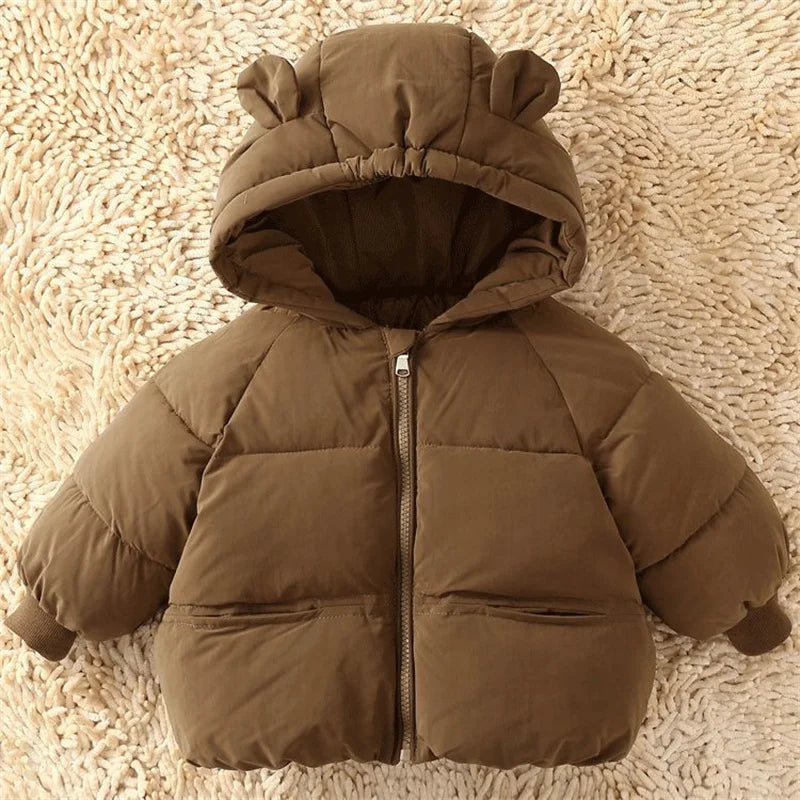 Giacca Invernale Imbottita Bambini con Cappuccio – Piumino Caldo e Unisex
