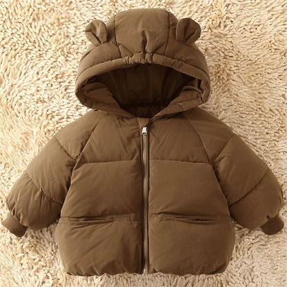 Giacca Invernale Imbottita Bambini con Cappuccio – Piumino Caldo e Unisex