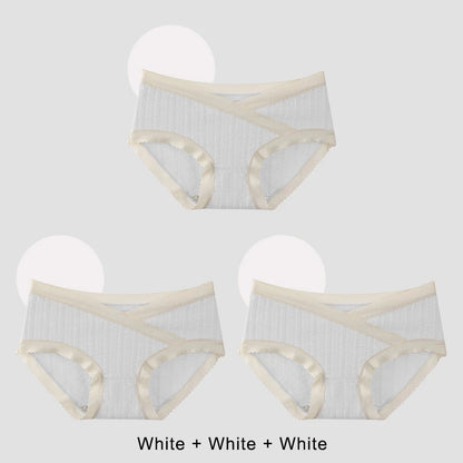 Set 3 Slip Premaman a Vita Bassa con Taglio a V – Gravidanza e Post Parto