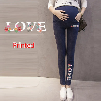 Jeans Premaman Elasticizzati con Fascia Regolabile in Vita