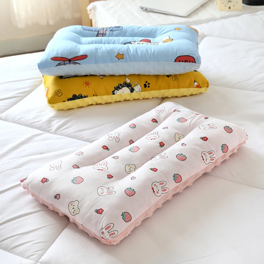 Cuscino Reversibile per Lettino Bambini – Fantasie Colorate e Retro Morbido in Rilievo
