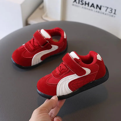 Scarpe Casual per Bambini con Suola Antiscivolo e Chiusura a Strappo