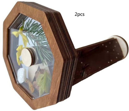 Caleidoscopio educativo in legno per bambini