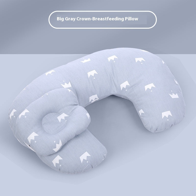 Cuscino Allattamento Gravidanza Ergonomico – Supporto Lombare e Addominale, Traspirante e Lavabile, Multifunzione per Mamma e Neonato