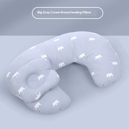 Cuscino Allattamento Gravidanza Ergonomico – Supporto Lombare e Addominale, Traspirante e Lavabile, Multifunzione per Mamma e Neonato