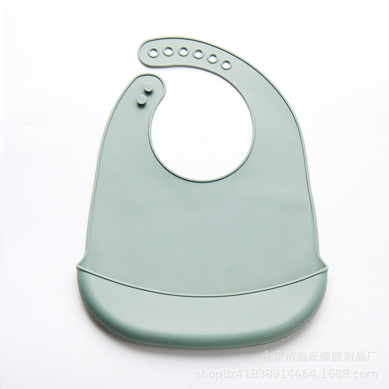 Bavaglino in Silicone per Bambini – Impermeabile, Antimacchia e Morbido per la Pappa