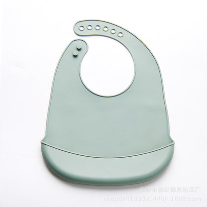 Bavaglino in Silicone per Bambini – Impermeabile, Antimacchia e Morbido per la Pappa