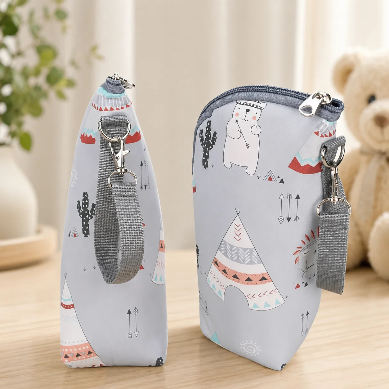 Borsa Termica Portabiberon Isolante da Viaggio – Portatile per Passeggino