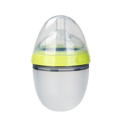 Biberon in silicone morbido per neonati – effetto seno materno
