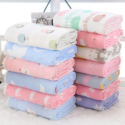 Copertina Asciugamano Neonato in Cotone 100% a 6 Strati 110 × 110 cm