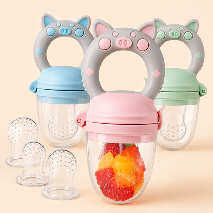 Succhietto per Frutta e Pappa – Ciuccio Alimentare in Silicone
